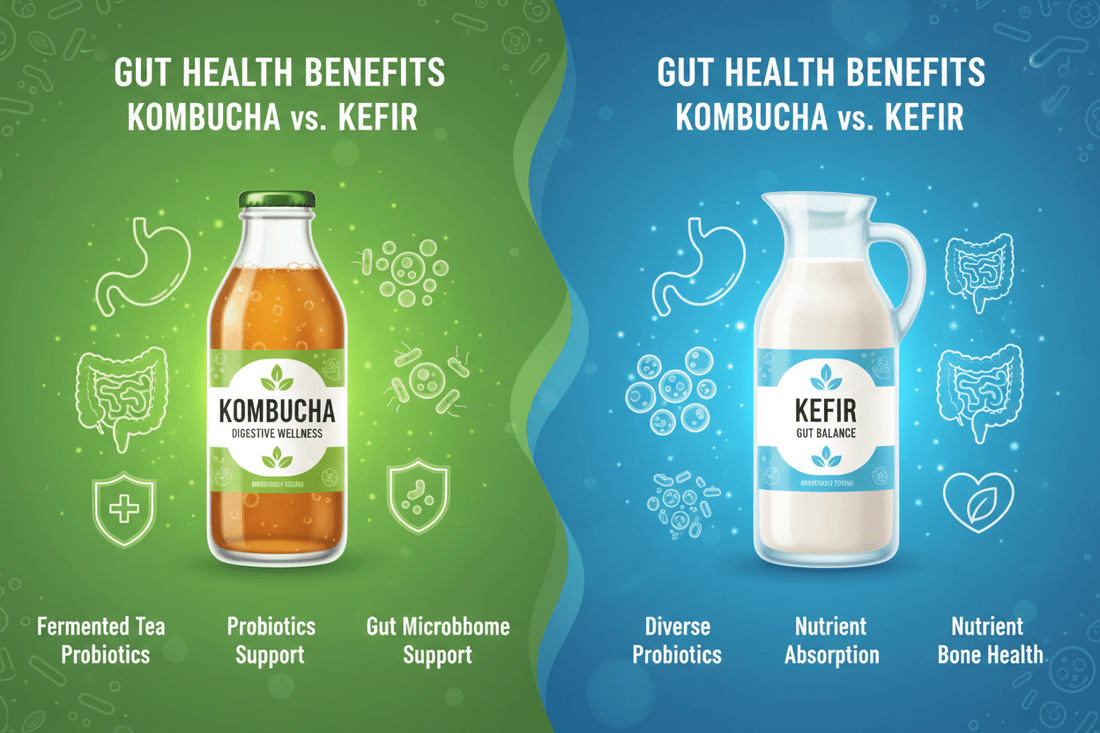Kombucha vs. Kefir: Melyik probiotikum a megfelelőbb a szervezeted számára? - GUT2BE Hungary