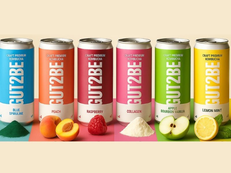 Kombucha Mix - 12x330 ml - es készlet - GUT2BE HungaryGut2beGUT2BE Hungary